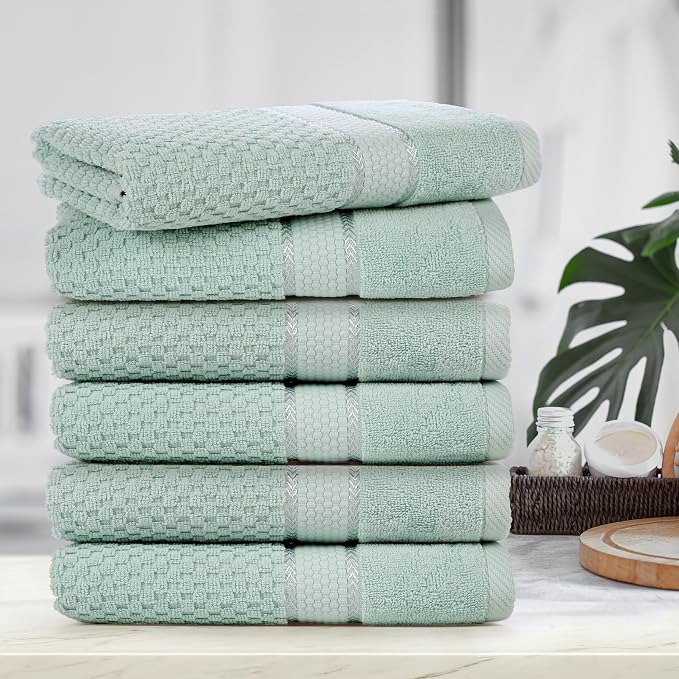 Ample Decor Bathroom Hand Towel 18 X 28 Inch 600 GSM 100% Cotton - Image 2