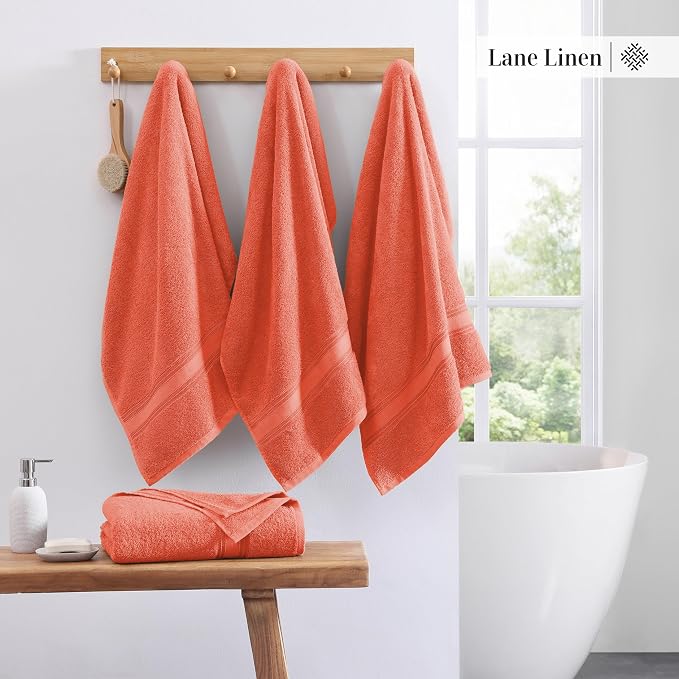 LANE LINEN 100% Cotton Zero Twist, Bath Towels - Image 3