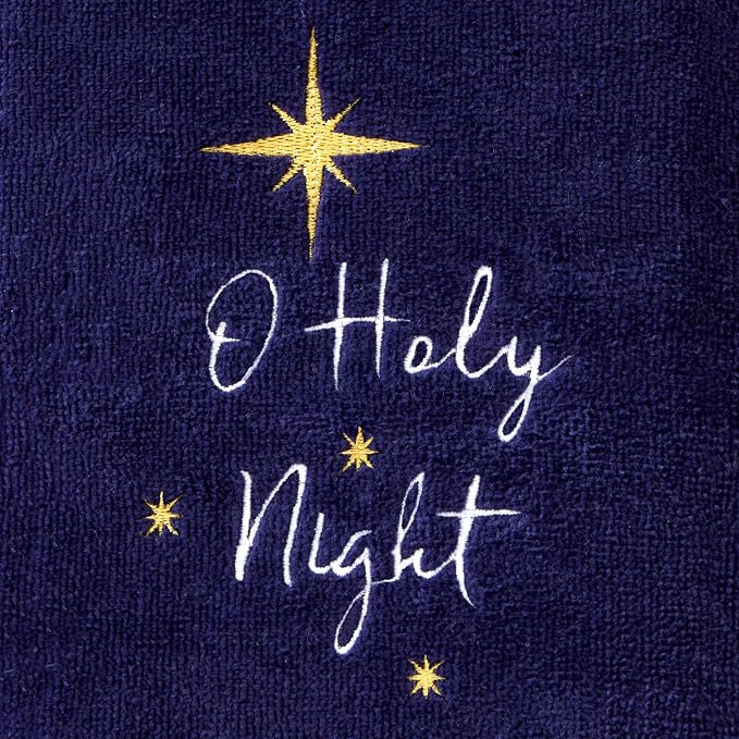 SKL Home Religious/Christmas/Winter O Holy Night Hand Towel 2pc Set - Image 2