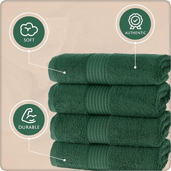 MAURA Basics Hand Towels for Bathroom - Image 3