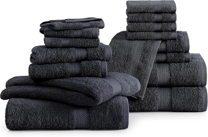 LANE LINEN 100% Cotton Luxury Towel Set - Image 2