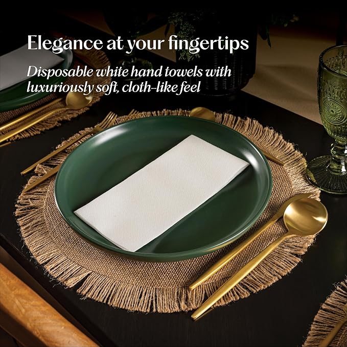 Disposable Linen-Feel Guest Towels - Image 3