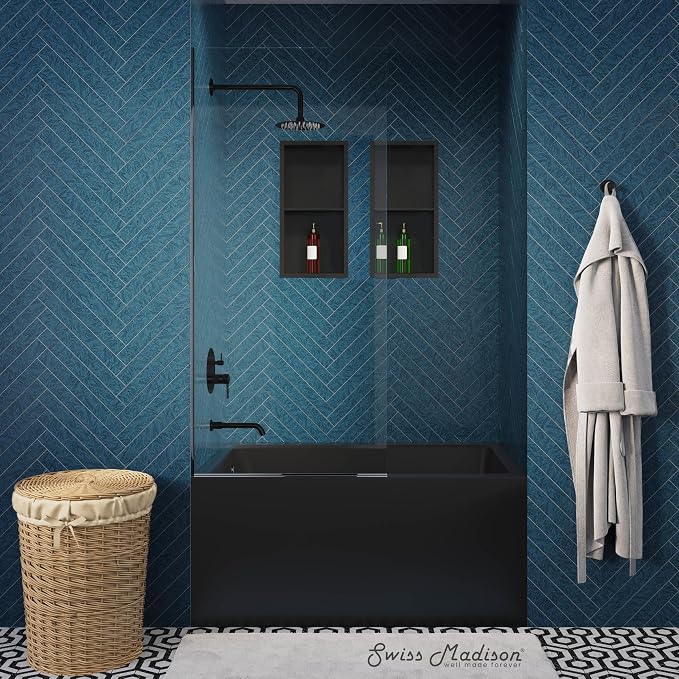 Voltaire 48" X 32" Left-Hand Drain Alcove Bathtub - Image 6