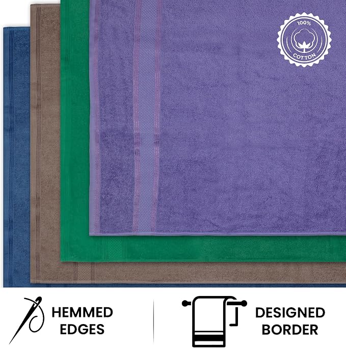 Casa Lino Multicolor II Bath Towels Set of 4 - Image 5