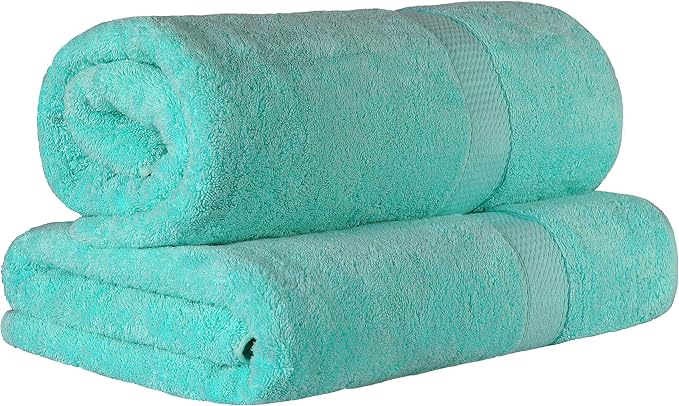 BLUENILEMILLS BNM 800 GSM Premium Quality Egyptian Cotton Bath Sheet Set by Blue+Nile+Mills