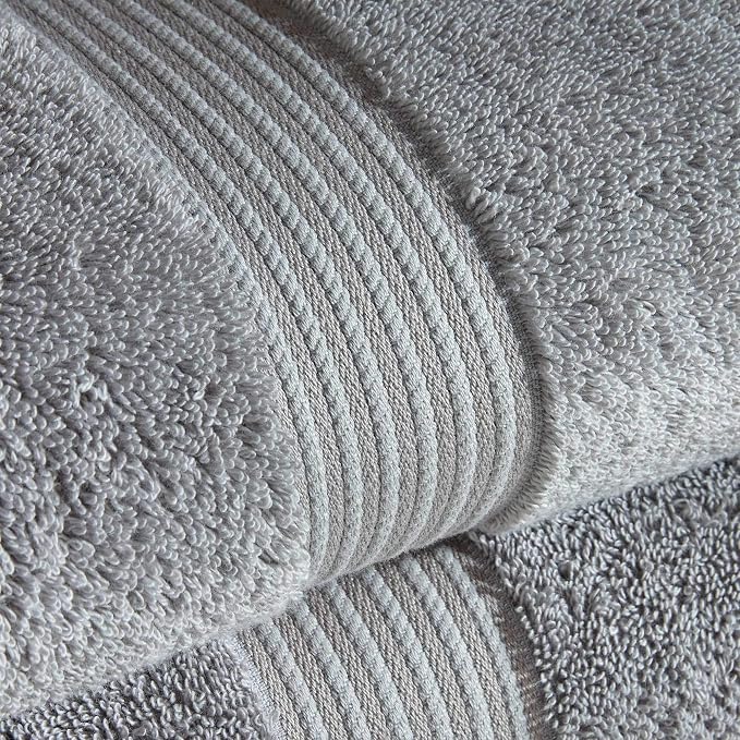 Christy Supreme Hygro 6 Piece Towel Set | Silver Grey | 100% Luxury Supima - Image 3
