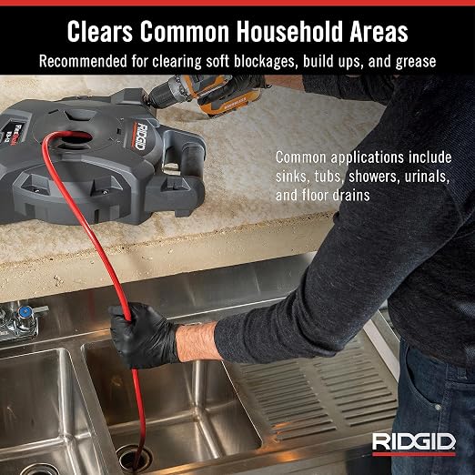 RIDGID 74978 K9-12 FlexShaft 1/4" x 30' Wall-to-Wall Professional Drain - Image 7