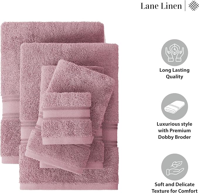 LANE LINEN Luxury Bath Towel Set - Image 6