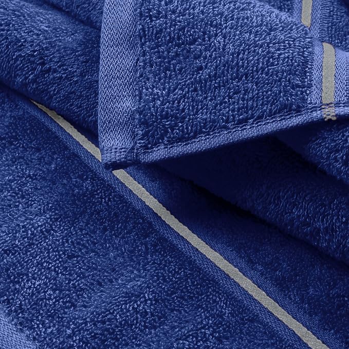 MyOwn Ultra Soft 6 Pack Cotton Towel Set, Contains 2 Bath Towels 28x55 inch - Image 2