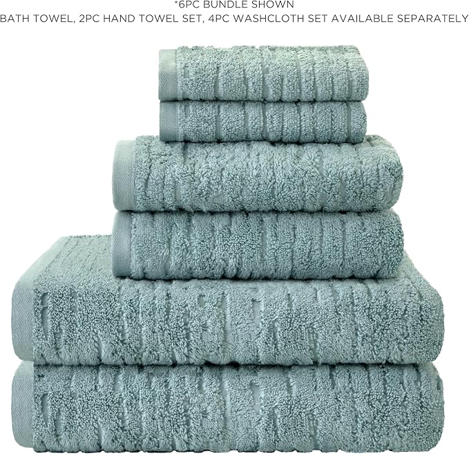 SKL Home CloudSoft Cotton Luxury Hand Towel 2pc Set - Image 7