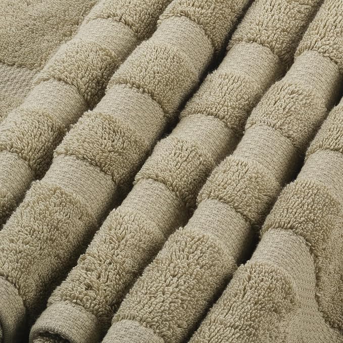 SOFE H&L | Olea Luxury Turkish Cotton Bath Towel Set of 1 : 1 Jumbo Bath Towel - Image 4