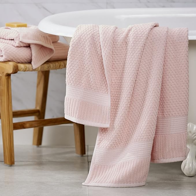 NY Loft 100% Cotton 2 Pack Bath Sheet Towel Set | Extra Large Oversize Bath - Image 9