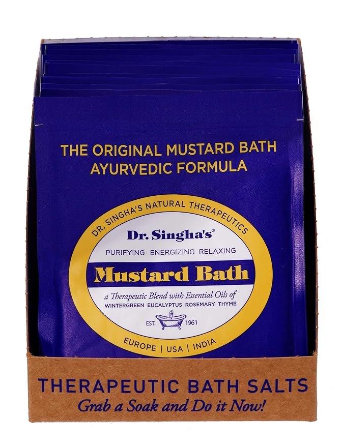 Dr. Singha's Mustard Bath, Therapeutic Bath Salts) - Image 4