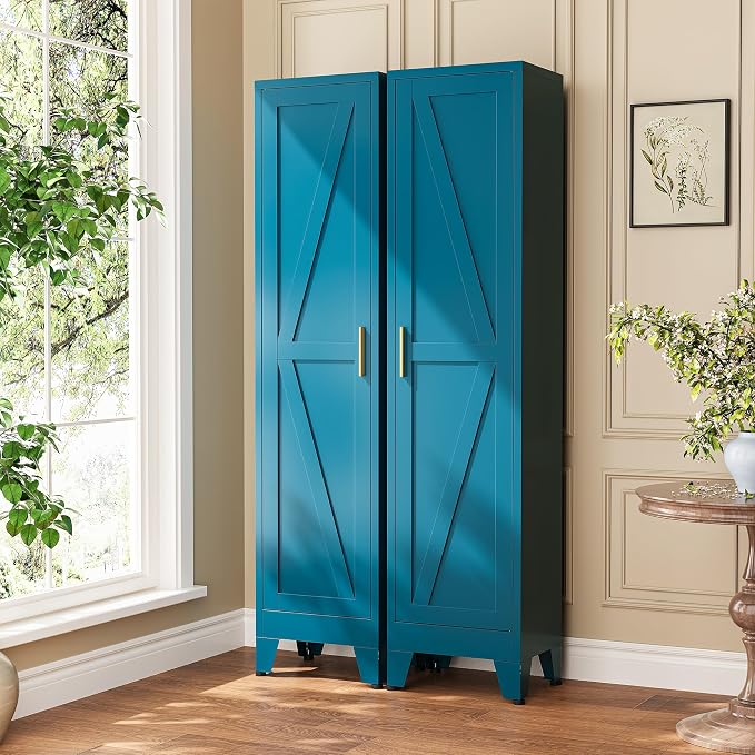 Narrow Bthroom Storage Cabinet Tall Metal Storage Cbinets - Image 4