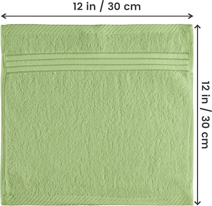 Utopia Towels 12 Pack Premium Wash Cloths Set, 12 by 12 Inches, 100% Cotton - Image 2