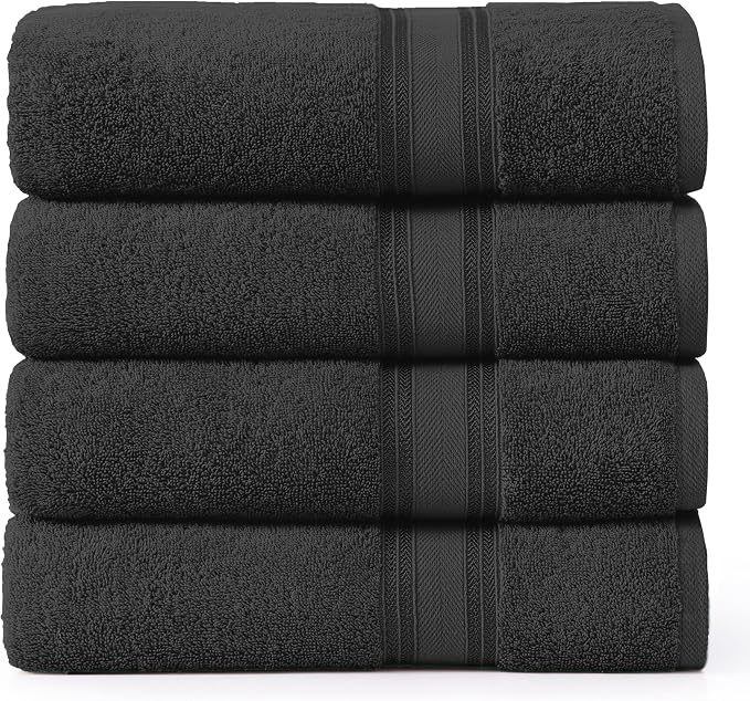 LANE LINEN Large Cotton Bath Sheets, Extra Large Quick Dry Towels, Zero Twist by LaneLinen