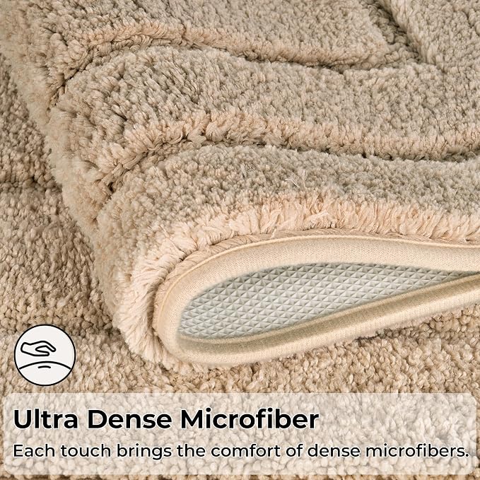 GRANNY SAYS Bathroom Rugs Sets 3 Piece, Soft Absorbent Microfiber Bath Mats - Image 9