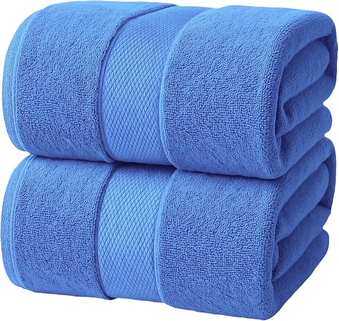 Infinitee Xclusives– Luxury Bath Sheets Towels – 2 Pack 600 GSM– 100% Ring Spun by InfiniteeXclusives