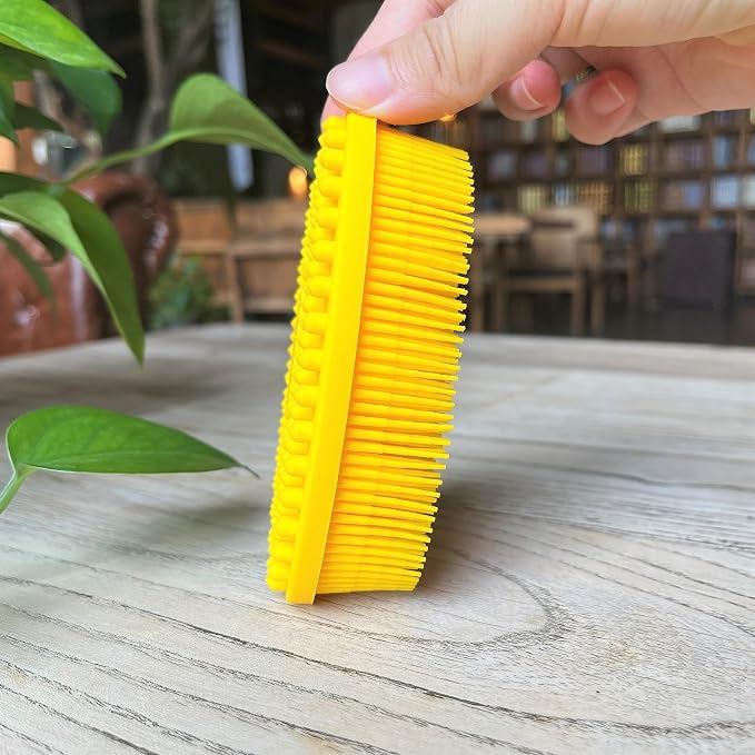 Premium Sensory Brush for Kids or Autism, Soft Silicone Body Scrubber, 2 in 1 - Image 3