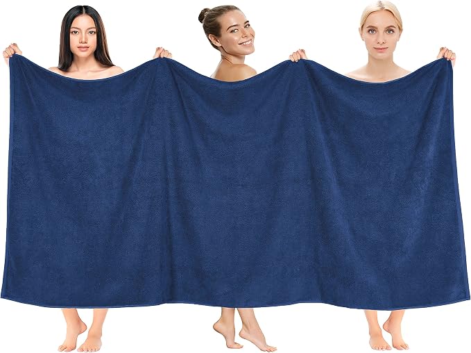 Cotton Paradise 100% Cotton 40x80 Oversized Bath Sheet, Extra Large Turkish by UNITEDHOMETEXTILE