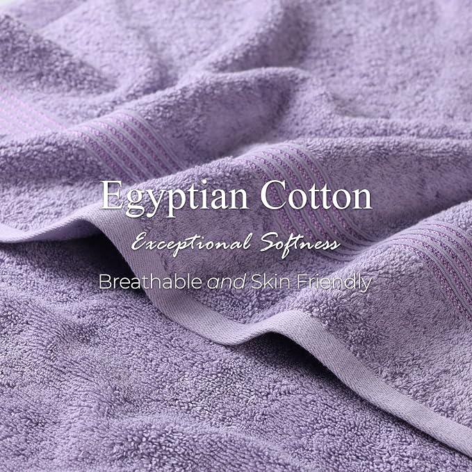Superior Egyptian Cotton Bath Towel Set, Home Bathroom Towels, Guest Bath - Image 5