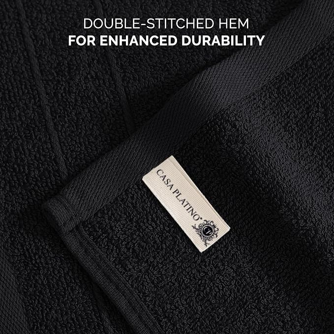 Casa Platino 100% Cotton Washcloths 24 Pack - Image 6