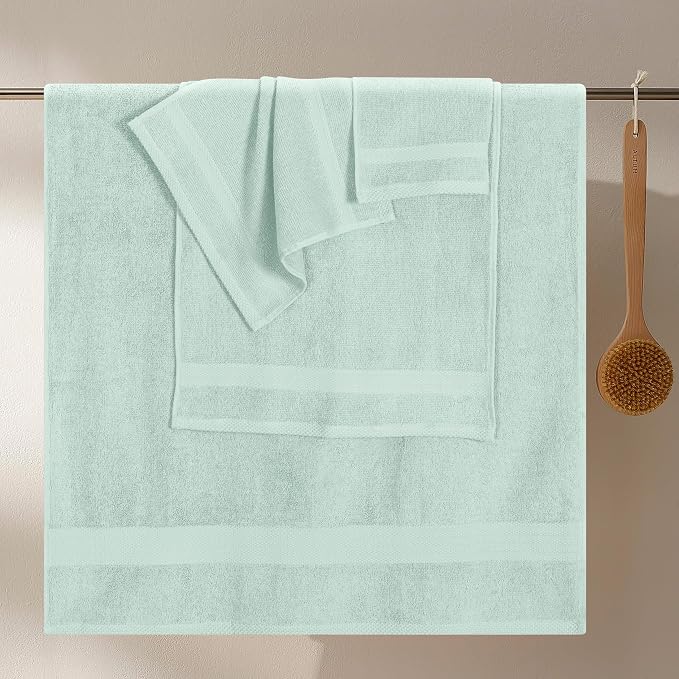 GLAMBURG Ultra Soft 8-Piece Towel Set - Image 3