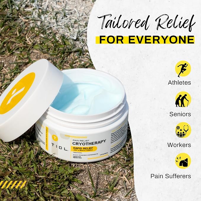 TIDL Cryotherapy Pain Relief Cream, Targeted Neck Pain, Joint & Muscle Pain - Image 6