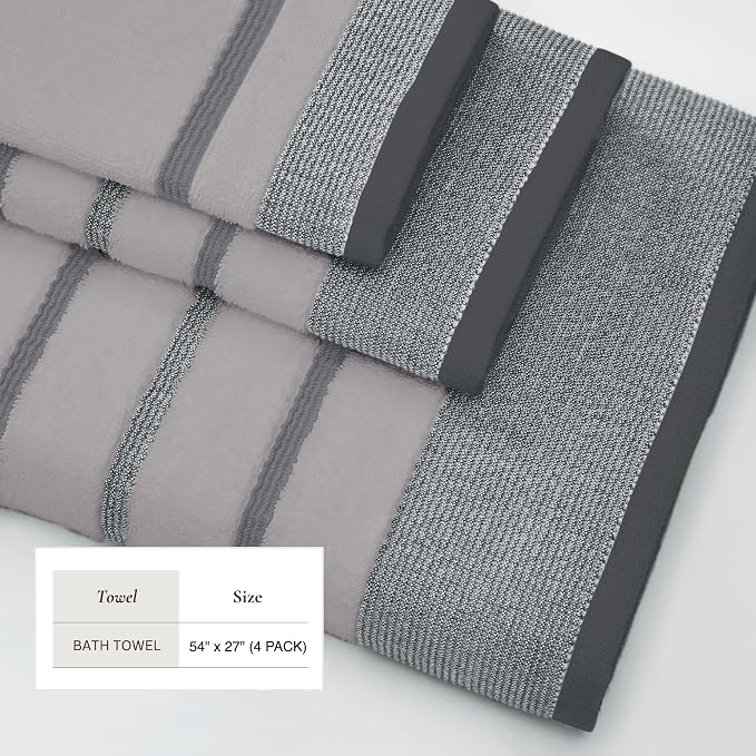 Great Bay Home Decorative Bath Towel Set - Image 5