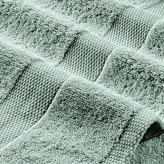 White Classic Green Hand Towels - Image 8