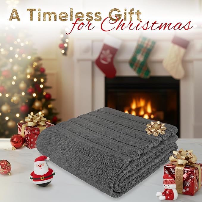 American Soft Linen 35x70 Jumbo Large Bath Towels, 600 GSM 100% Cotton Turkish - Image 2