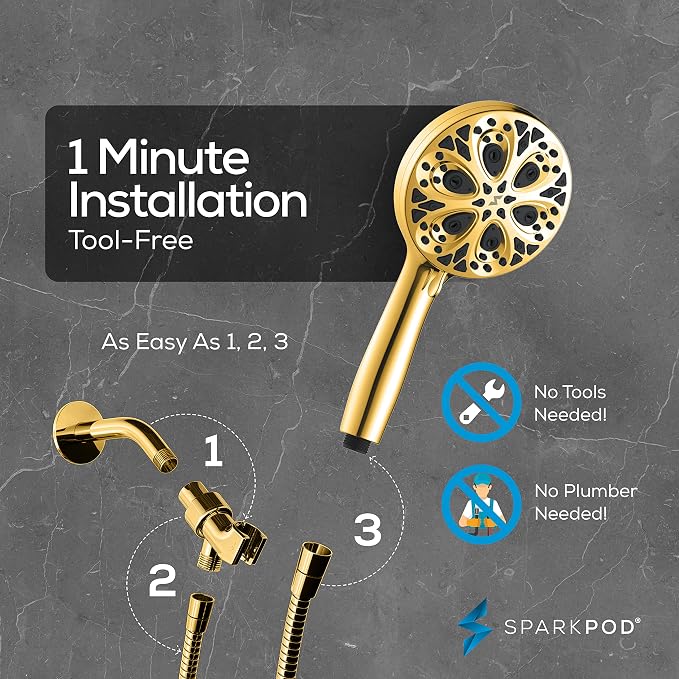 SparkPod 10-Mode Handheld Shower Head - Image 4