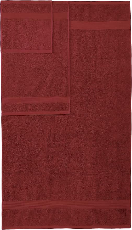 Amazon Basics Soft Bath Towels set, Absorbent Fade Resistant 100% Cotton - Image 4
