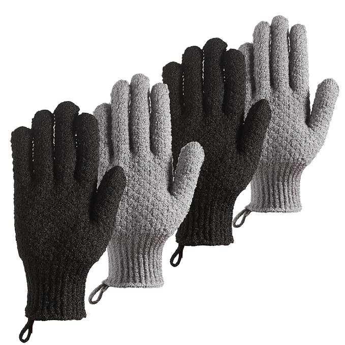 Bath Exfoliating Gloves by cleedy