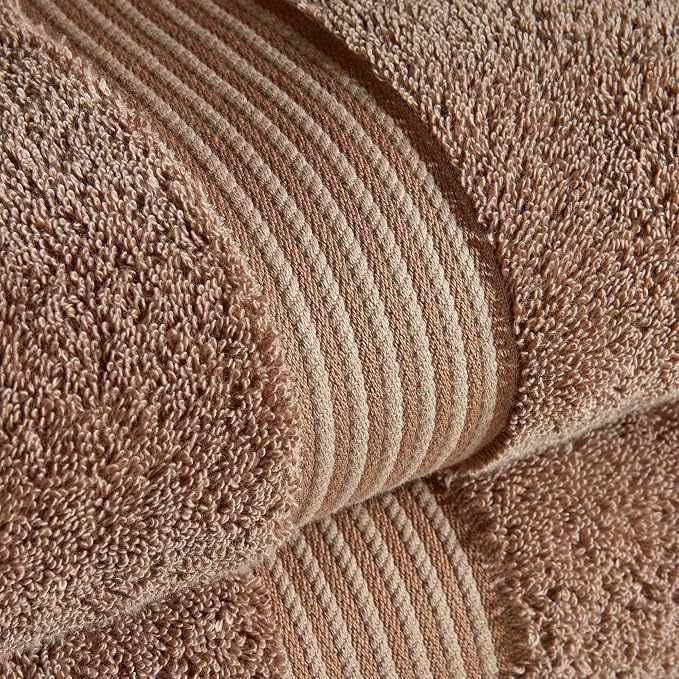 Christy Supreme Hygro 4 Piece Towel Set | Mocha | 100% Luxury Supima Cotton | - Image 3