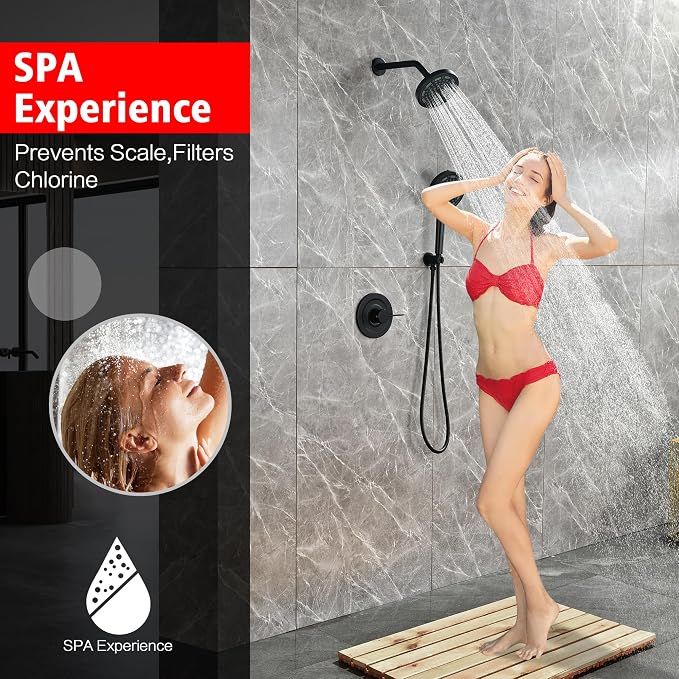 SUMERAIN Matte Black Shower System - Image 2