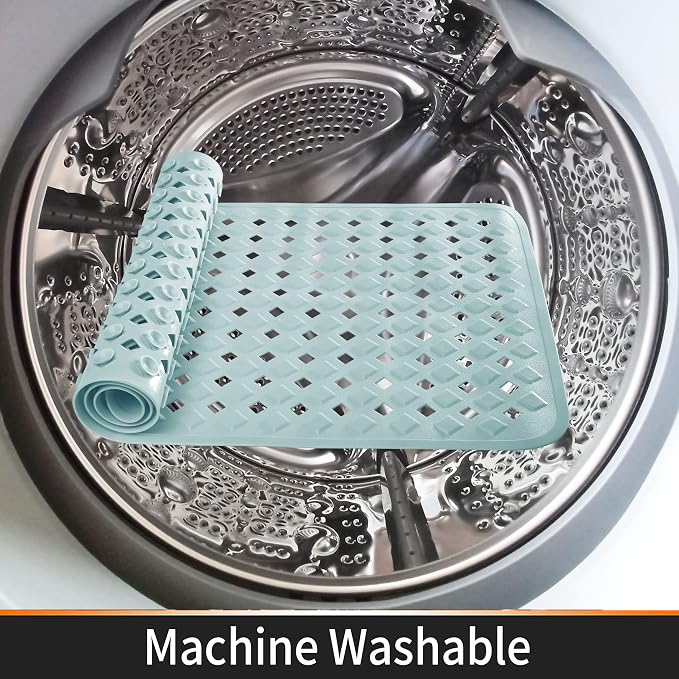 Yimobra Bathtub Mat Non Slip, Super Strong Suction Cups, 27.5"x15.5" Long - Image 6