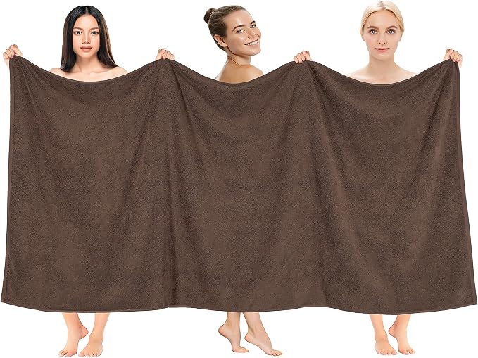 Cotton Paradise 100% Cotton 40x80 Oversized Bath Sheet, Extra Large Turkish by UNITEDHOMETEXTILE
