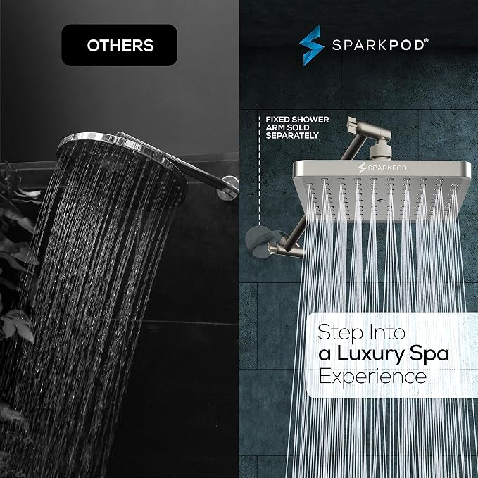 SparkPod Square Rain Shower Head - Image 2