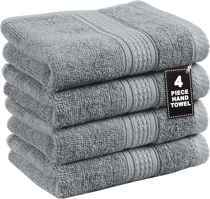 LANE LINEN Luxury Hand Towels Set of 4 by LaneLinen