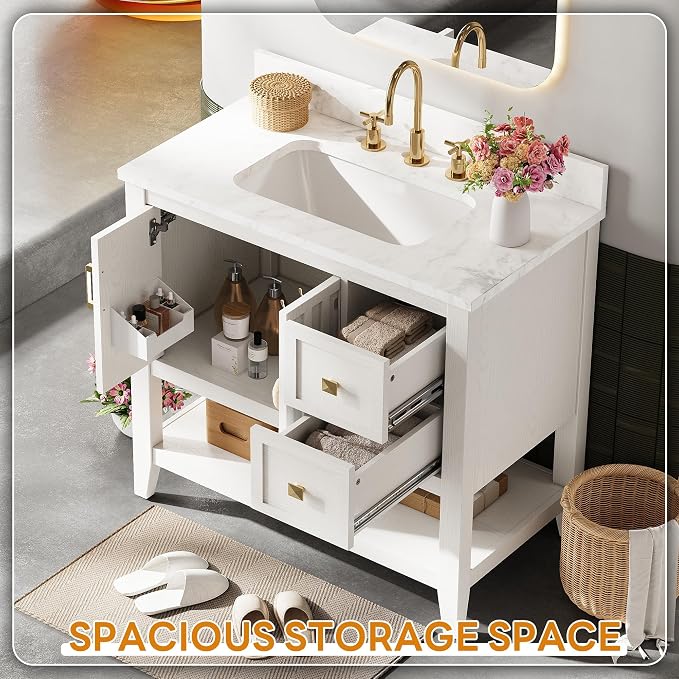 IRONCK 30" Bathroom Vanity - Image 4