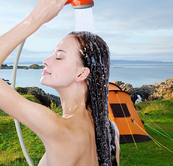 Ivation Portable Outdoor Shower, Battery Powered - Image 2