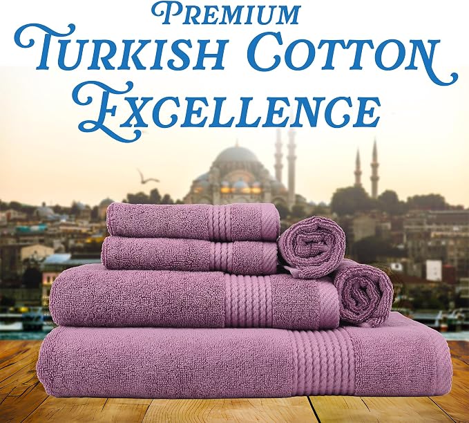 EastNBlue Lara Premium Bath Towel Set 6 Piece - Image 2