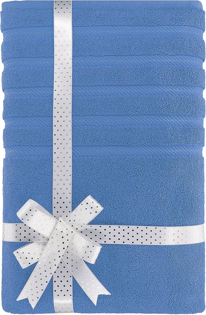 American Soft Linen 35x70 Jumbo Large Bath Towels, 600 GSM 100% Cotton Turkish - Image 4