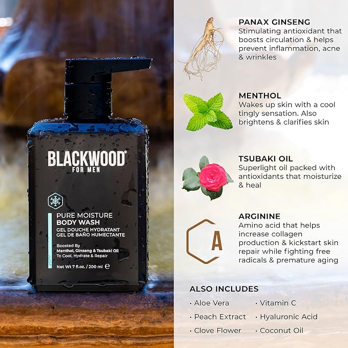 Blackwood For Men Pure Moisture Body Wash - Image 4