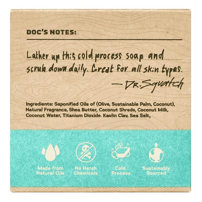 Dr. Squatch Natural Bar Soap for Men - Image 2
