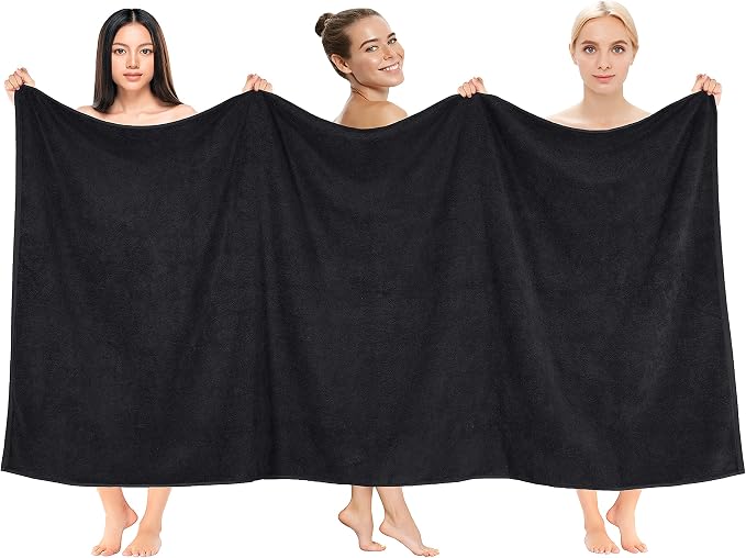 Cotton Paradise 100% Cotton 40x80 Oversized Bath Sheet, Extra Large Turkish by UNITEDHOMETEXTILE