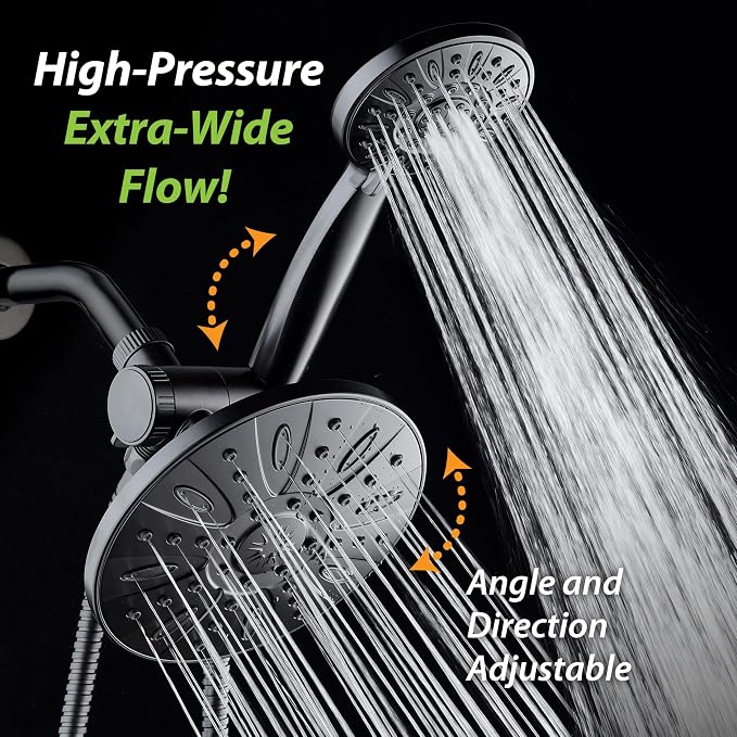 AquaDance 7" Premium High Pressure 3-Way Rainfall Combo Combines The Best of - Image 4
