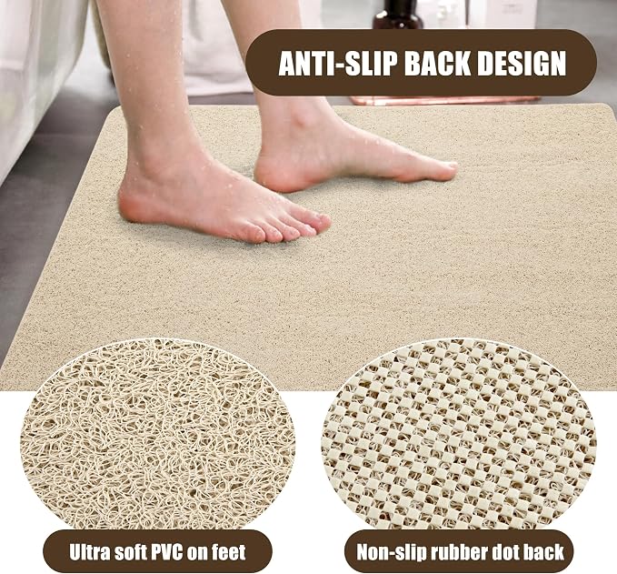 HOMBYS 58 x 32 Extra Large Shower Mat - Image 4
