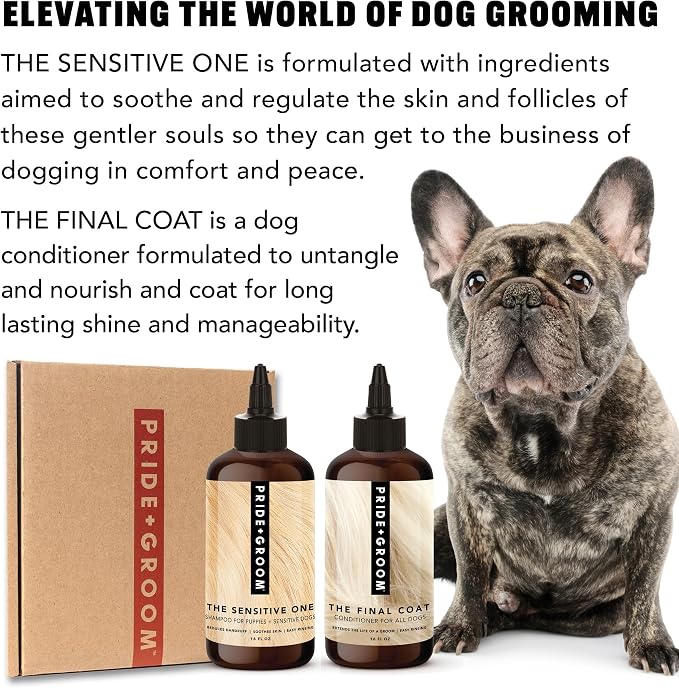 Pride and Groom The Sensitive One Box Set – Dog Shampoo & Conditioner - Image 5